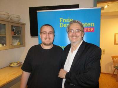 Fritz Haugg (rechts) und Daniel Reuter (links)