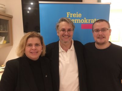 Sandra Bubendorfer, Fritz Haugg und Daniel Reuter (v. links n. rechts)